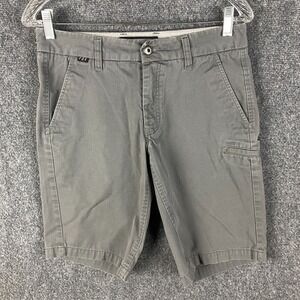 Fox Shorts Men's 28 Bermuda Gray Cotton‎ Blend Casual Adults